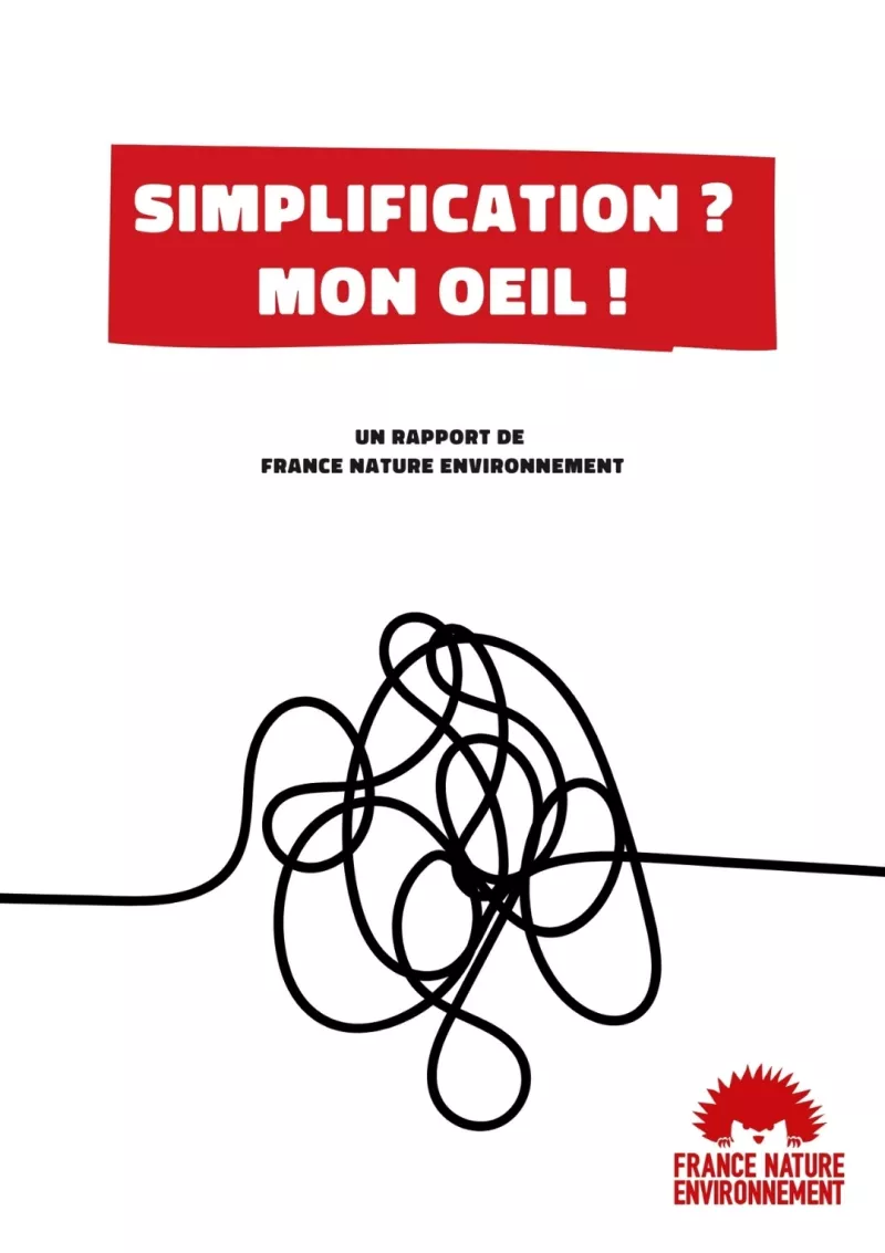 Couverture du rapport intitulé Simplification ? Mon œil !