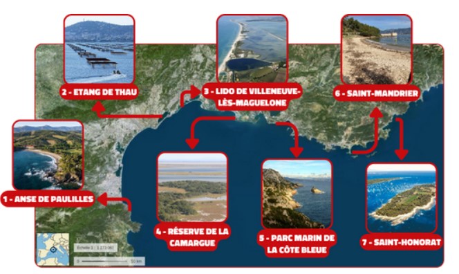 Carte projets petits fonds côtiers
