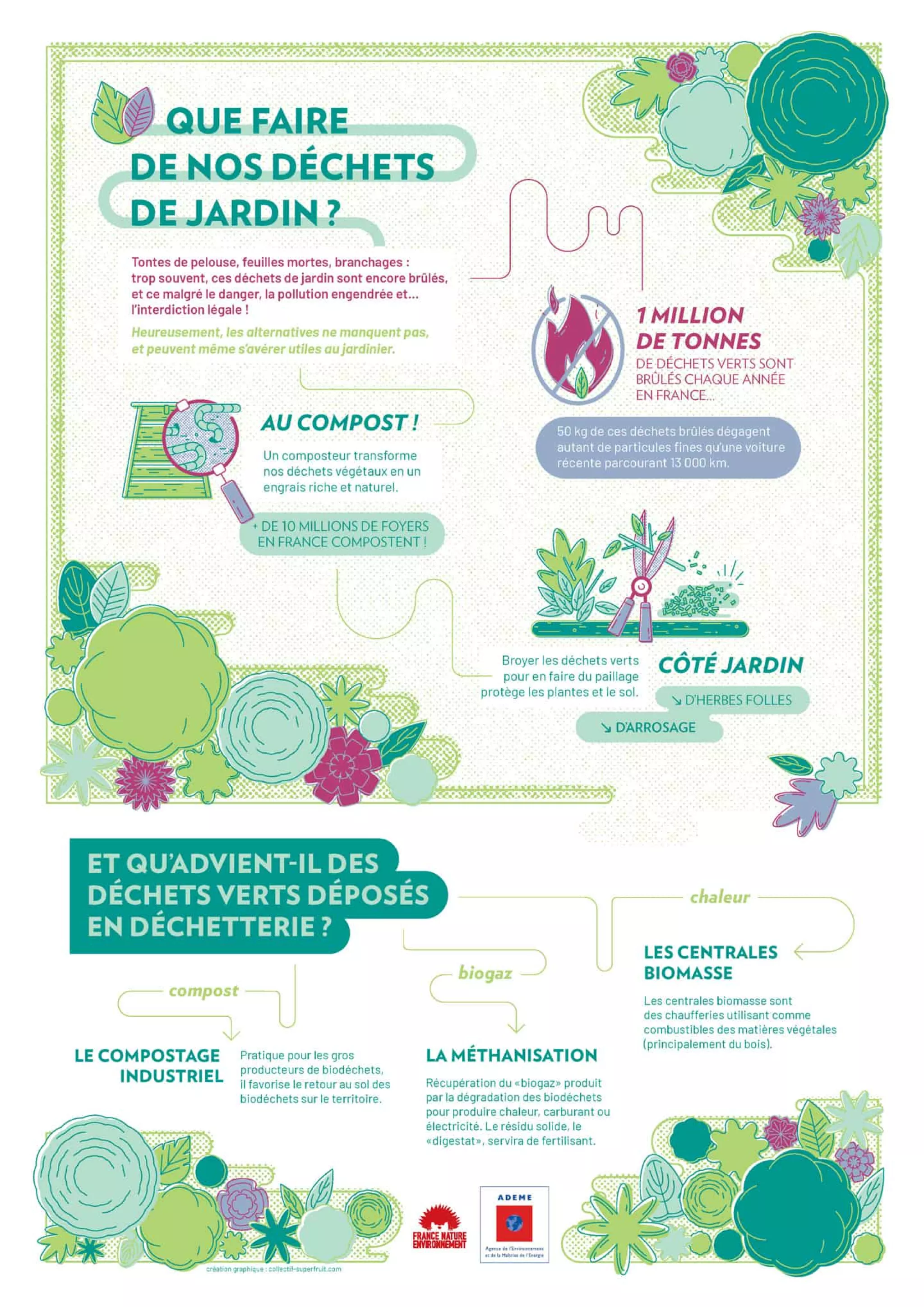 infographie déchets verts